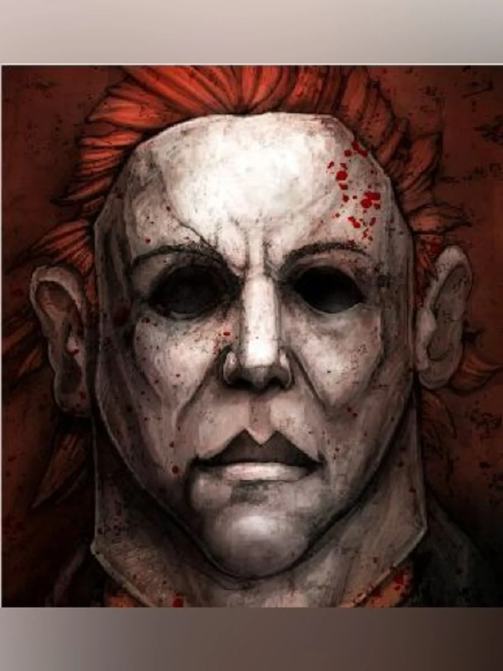Halloween Michael Myers Throw Blanket 50x60 Fleece Horror NWT
